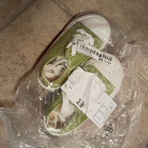 Green Kids Shoes